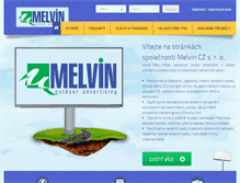 Tablet Screenshot of melvin.cz
